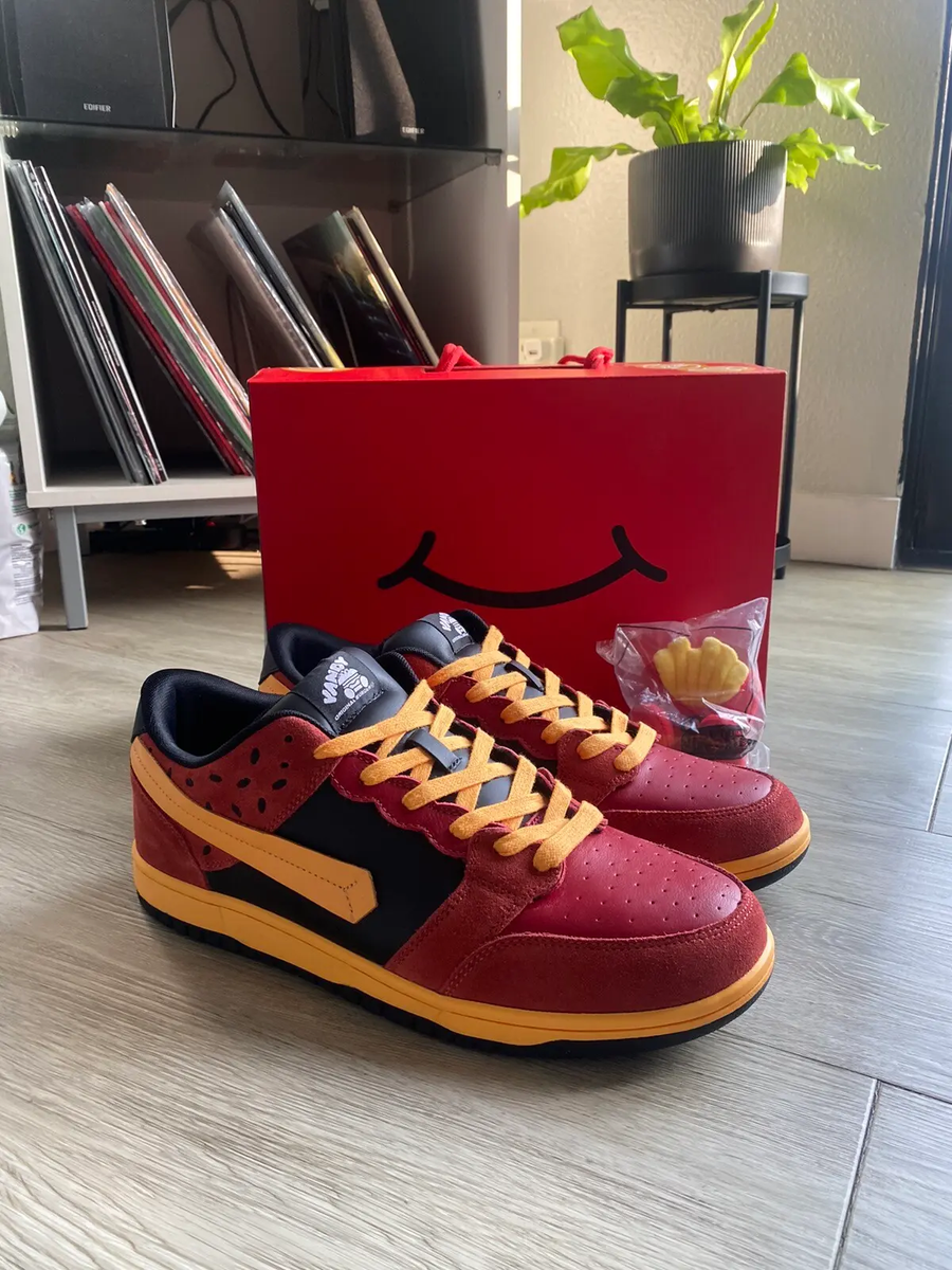 VANDY THE PINK SPICY BURGER SB DUNK Lows SZ 10 NEW IN BOX | eBay