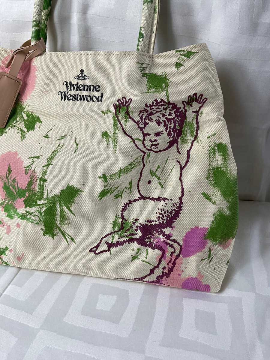 Vivienne Westwood Limited Edition Boudoir Cherub Canvas Tote Bag