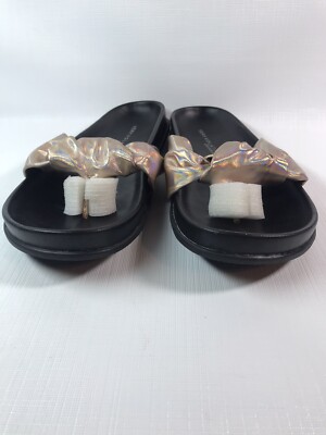 Very Volatile Women's Glaze Slide Sandal Rose Gold Size 10 And 8 US