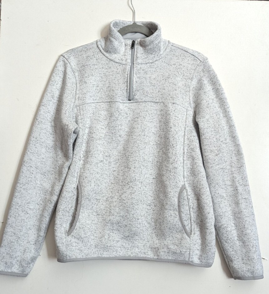 THREAD AND SUPPLY Light Gray Pullover IWomen's Si… - image 1