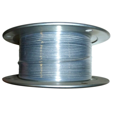 3/32 x 250' 7x19 Black Galvanized Aircraft Cable