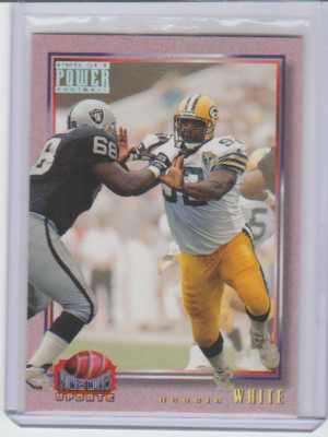 1993 Pro Set Power Update Power Moves Insert Reggie White Green Bay Packers