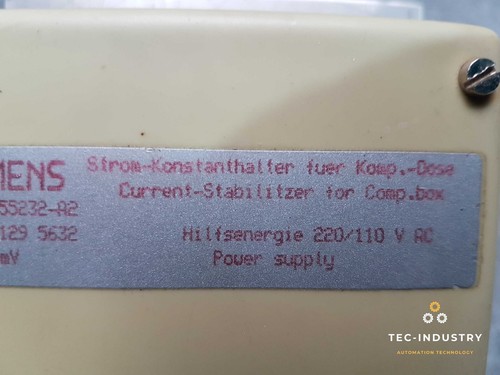 SIEMENS | M 55232-A2 | SOPORTE CONSTANTE DE CORRIENTE PARA CAJA COMP. - Imagen 4 de 9