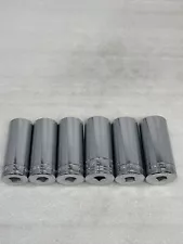 SK Tools 3/8” Drive, 6 Point, Deep Metric 6 Piece Socket Set, 21mm-26mm, New