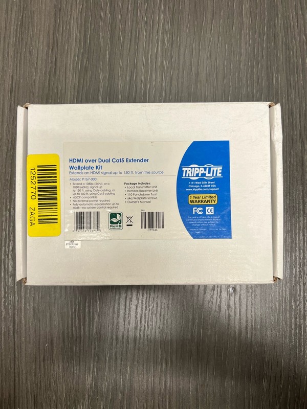 Tripp lite P167-000 USED