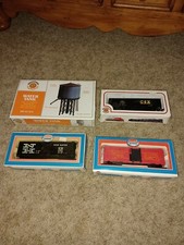 Lots Of 4 HO SCALE Mix Lot 3 Train Cars  Water Tank