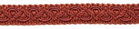 Scroll Gimp Zopf BordüRe,Farbe #K35 - Dunkel Rost Orange [Verkauft Von Dem Yard