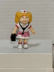 Cabbage Patch Kids Blonde Nurse Mini Figure Vintage 2.5”