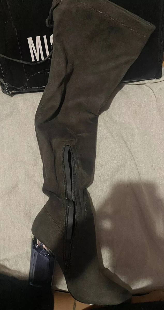 Knee high cheap boots missguided