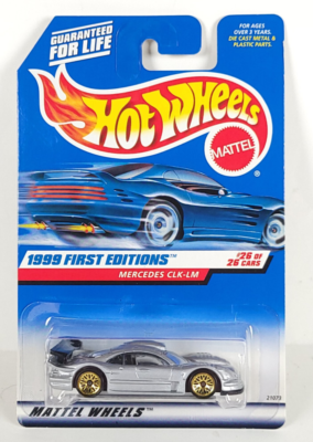 Hot Wheels Mercedes CLK-LM silver 1999 First Editions | eBay