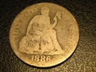 1886-P Seated Liberty Dime — photo from another recent sale
