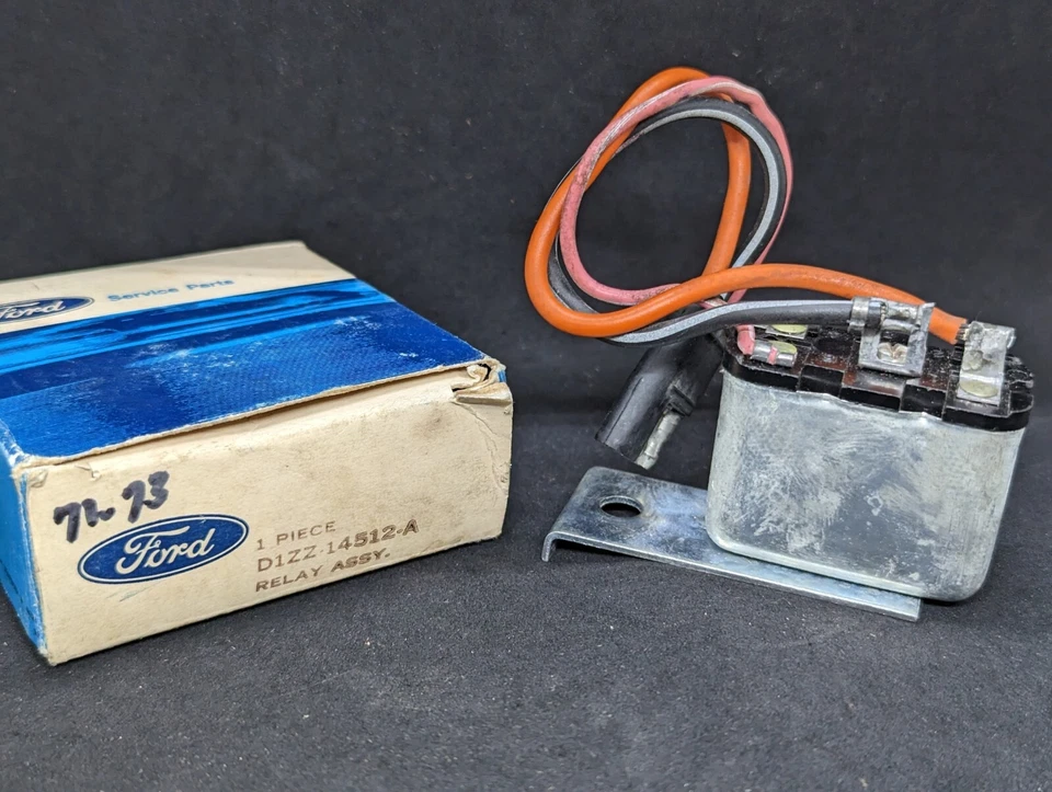 Relé trasero asiento ford mustang mercury cougar 1971 1972 1973 nuevo en stock d1zz-14512a Foto 3 de 4