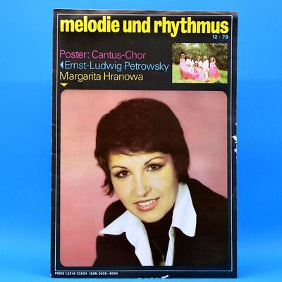 DDR Melodie und Rhythmus 12/1978 Cantus-Chor 4 PS Eruption Günther Fischer D