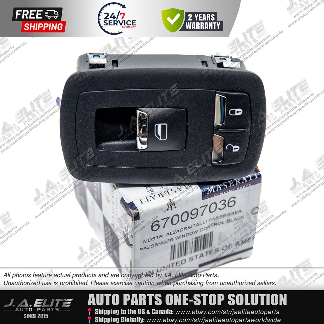 Genuine Door Window Control Switch fits 14-22 Maserati Ghibli Levante 670097036