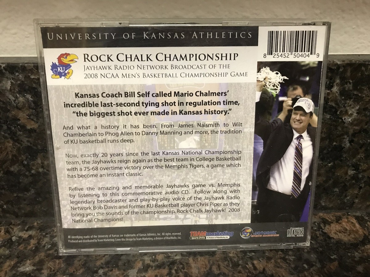 rock chalk championship cd Kansas Jayhawks basketball '08