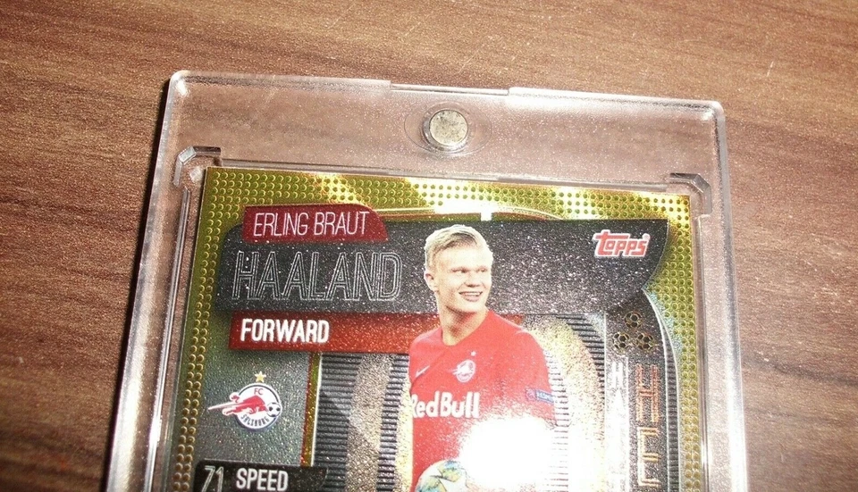 2019-20 Topps Match Attax Erling Haaland HH1 Gold RC Rookie Salzburg📈🔥INVEST - Image 2 of 4