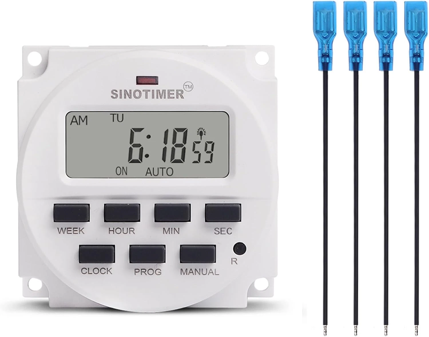 7 Days Programmable DC 12V 16A Digital Timer Relay Switch LCD Display Second ...
Opens in a new wind