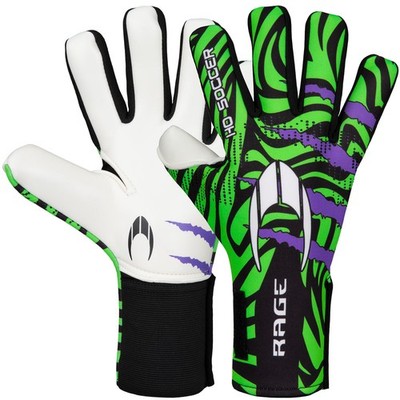 HO SOCCER Rage Colour Blast Negative Junior Goalkeeper Gloves Size 2