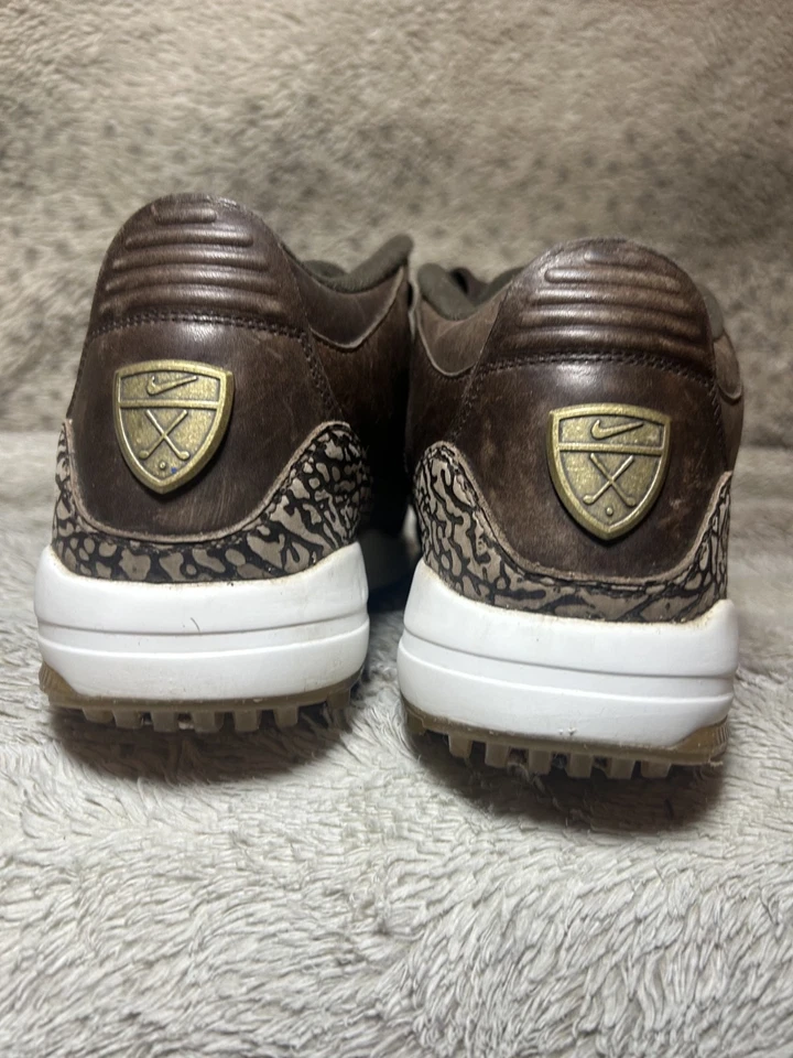 Nike Air Jordan 3 Para hombres 10.5 Retro Golf PRM Tenis Atléticos AO8952-200 Foto 3 de 4