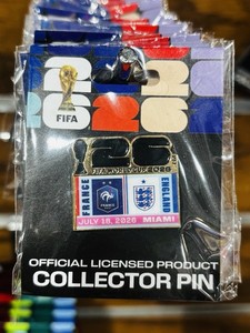World Cup FIFA 2026 Match Day Pin/ France VS England Unopened