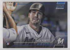 2022 Topps Stadium Club Chrome Blue Refractor 146/199 Nick Fortes #187 qf8