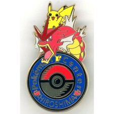 Pikachu & Gyarados Pokemon Logo Pins Pokemon Center Hiroshima OP Japan C168