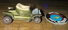 Hot Wheels Redline Hot Heap Rare Olive Green US 1968 Original w/ Metal Button