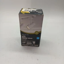 Hampton Bay White Integrated LED 1-Light Linear Track Lighting Mini Step Head