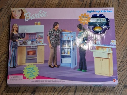 Barbie Playset Light up Kitchen, NRFB, Rare, 1999 Vintage