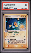 2006 Pokémon Lanturn 19/92 EX Legend Maker Reverse Holo - PSA 7 NEW CERT SWIRL