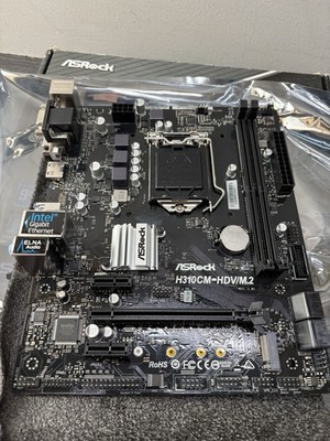 ASRock H310CM-HDV/M.2 Motherboard Intel H310 LGA 1151 DDR4 mATX