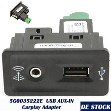 5G0035222E Für VW Seat USB Carplay AUX-IN Schnittelle Adapter Steckdose Schalter