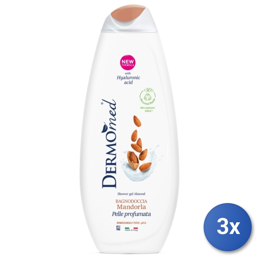3X Dermomed Bath 650 ML. Almond