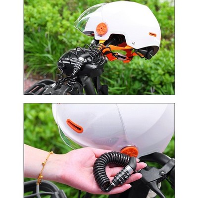Travel with Confidence Kompaktschloss für Fahrräder Helme und Auto (66 Zeichen