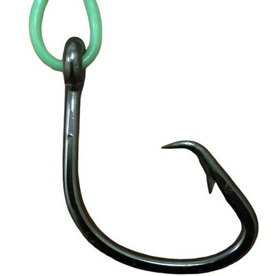 Brandung für Shark Rig mit rostfreiem Circle Hook 218kg SS Drahtseil 4,6m gesam