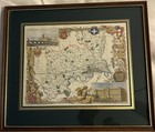 Framed Maps Of Middlesex  And Of Kent - Thomas Moule — photo 8
