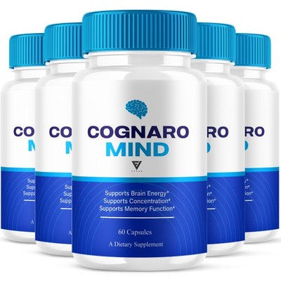 (5 Pack) Cognaro Mind Advanced Brain Support, CognaroMind Pills (300 Capsules)