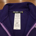 Under Armour Girls Youth Medium 1/4” zip Coldgear Pullover Purple EUC — photo 5