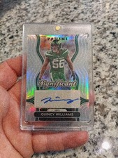 Quincy Williams 2024 Panini Significant Silver Prizm Auto NY New York Jets