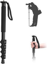 TB12 61-Inch Camera Monopod - Portable Tripod Monopod Photography Stick with 5