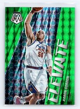 2020-21 Panini Mosaic Elevate Mosaic Green #16 Aaron Gordon Denver Nuggets