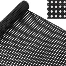 24 x 60'' Plastic Cane Webbing for Basket Making Black Synthetic Rattan Roll ...