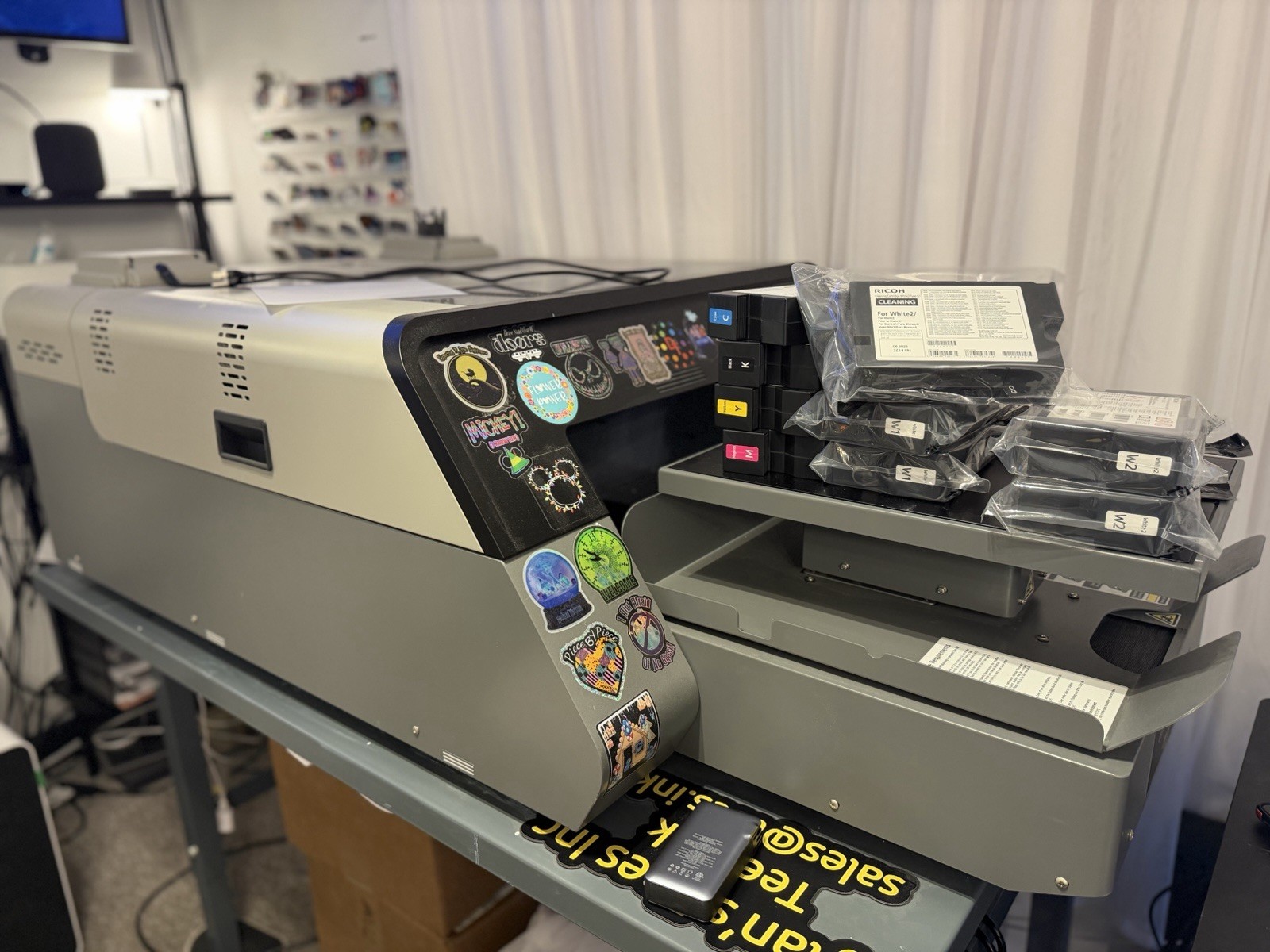 Ricoh Ri 2000 Wide/Large Format Inkjet Printer Metal Plastic Commercial ...