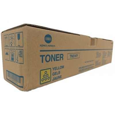 Genuine Konica Minolta Tn314y Yellow Toner