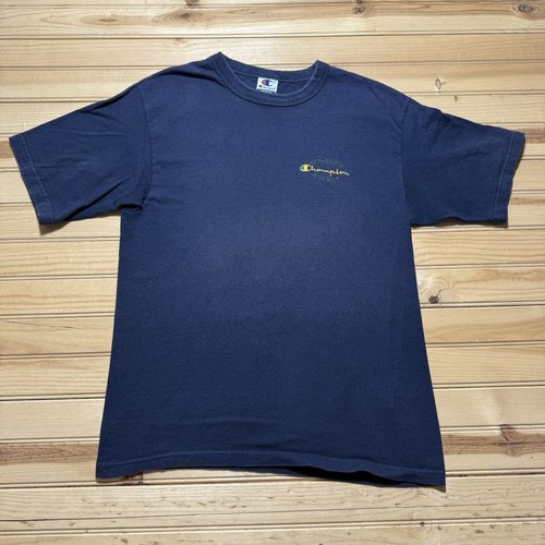 Vintage 90s Champion Athletics Embroidered Script Sportswear Shirt Size Medium