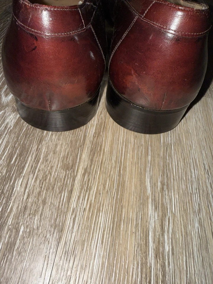 Botas de cuero para hombre vintage Church Hill personalizadas con cremallera talla 11EE Foto 4 de 4