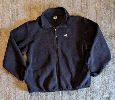 EMS Eastern Mountain Sports Vintage 90s Full Zip Hiking Fleece Jacket Size Large