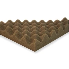 SOUND SEAL CF1 Acoustic Foam,Convoluted, Gray,1in,PK4 5T492
