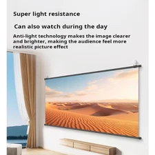 XIAOHUI 4K 110-inch 3D Projector Screen Suitable For Home Theater Outdoor Indoor
