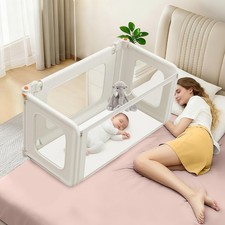 3 in 1 Bedside Bassinet, 69.26" x 19.29" Baby Bassinets Bedside Sleeper with ...